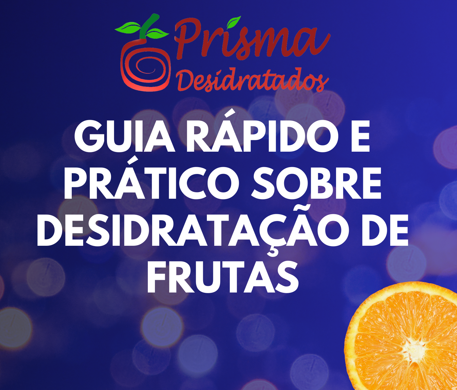 e-book, guia rápido e pratico sobre desidratação de frutas